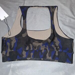 925 Fit Fair & Square Camo-S Sports Bra Size Small